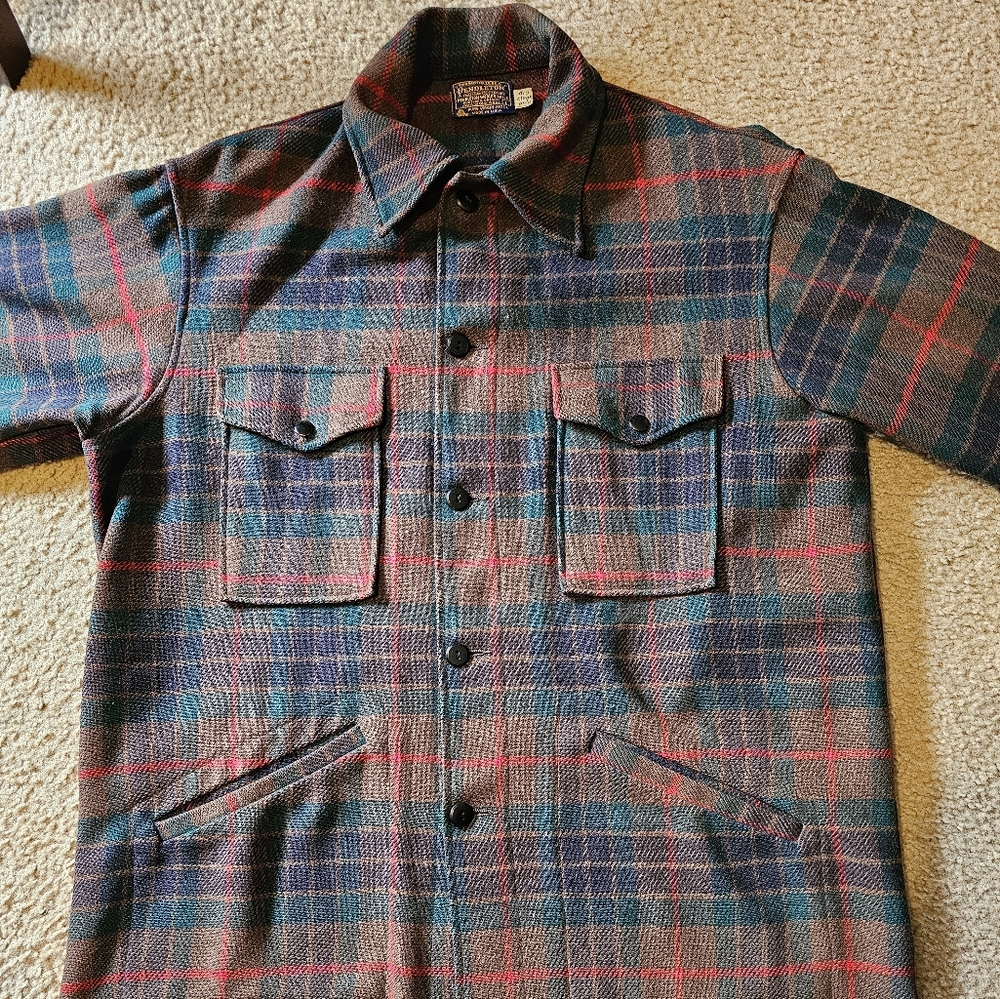 Vintage Pendleton Mens Jacket Size Large, 100% virgin wool